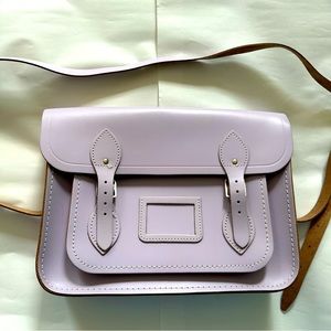 Cambridge satchel company Pastel lavender crossbody satchel